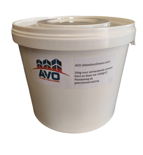 Cement vuurverhardend 25 kilo