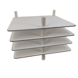 Gerecristaliseerde R-SIC platen met 3 gaten