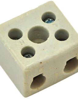 Porseleinen kroonsteen 10 mm² 2-polig – 15A / 450V