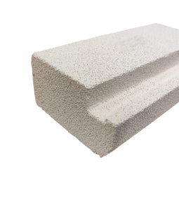 Sleufsteen K23.8/1 – elementdraagsteen 1 sleuf (1260°C)