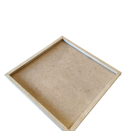 Ovenplaat met opstaande rand – cordieriet 415×415×15 mm