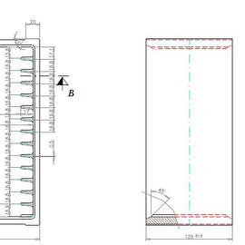 Tegelcassette 150 mm – Enkele & Dubbele Uitvoering | Stapelbare Vuurvaste Cassettes