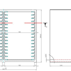 Tegelcassette 150 mm – Enkele & Dubbele Uitvoering | Stapelbare Vuurvaste Cassettes